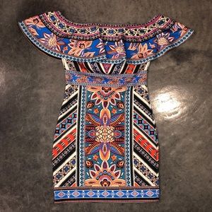 Jealous Tomato off the shoulder dress